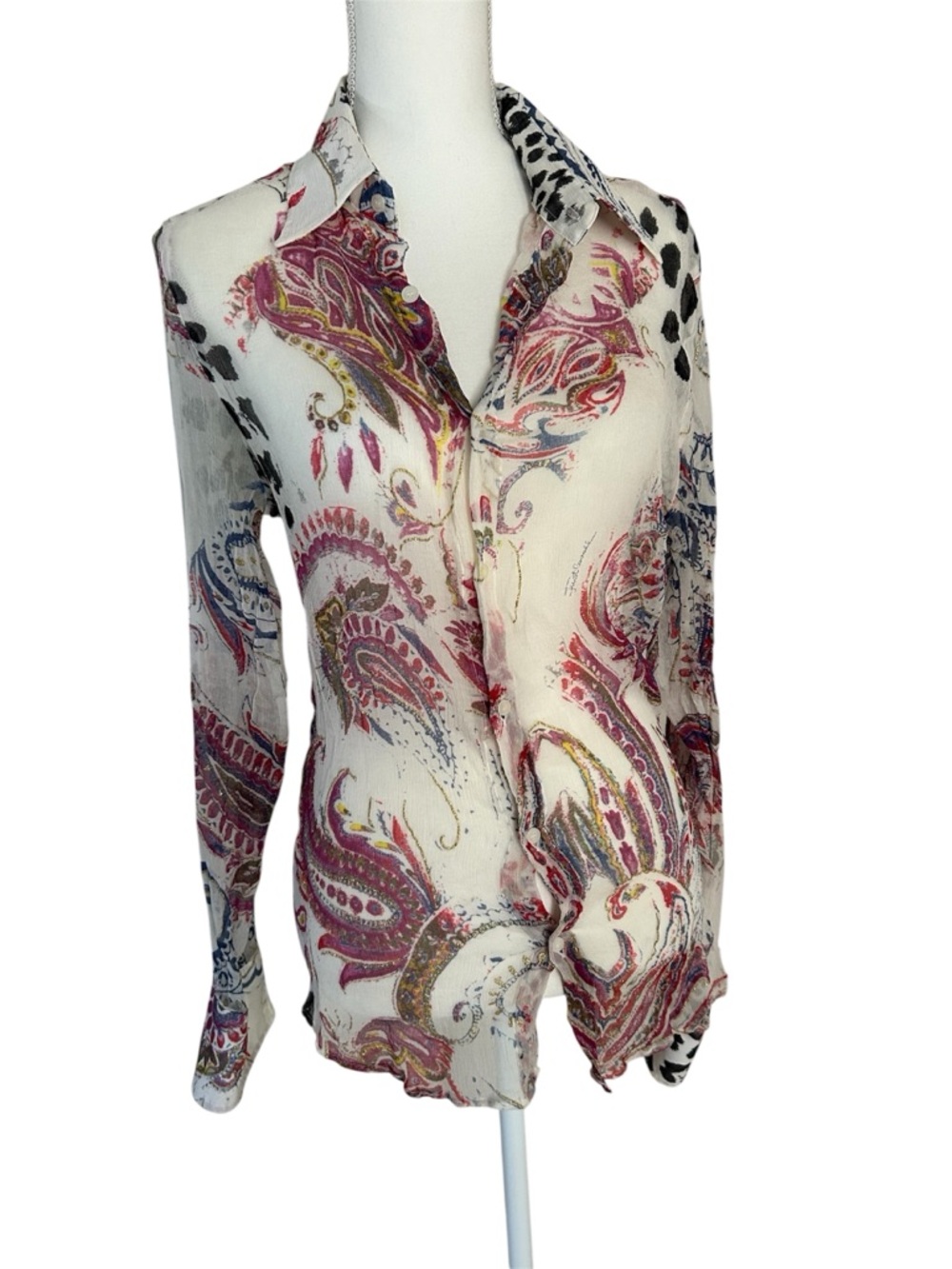 Just Cavalli Sheer Blouse